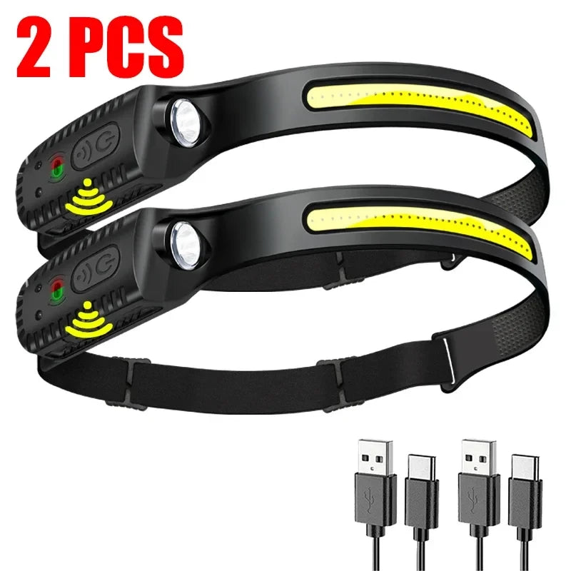 USB Rechargeable Motion Sensor Headlamp