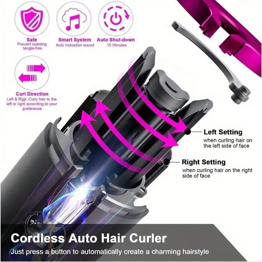 Portable Cordless Curling Iron