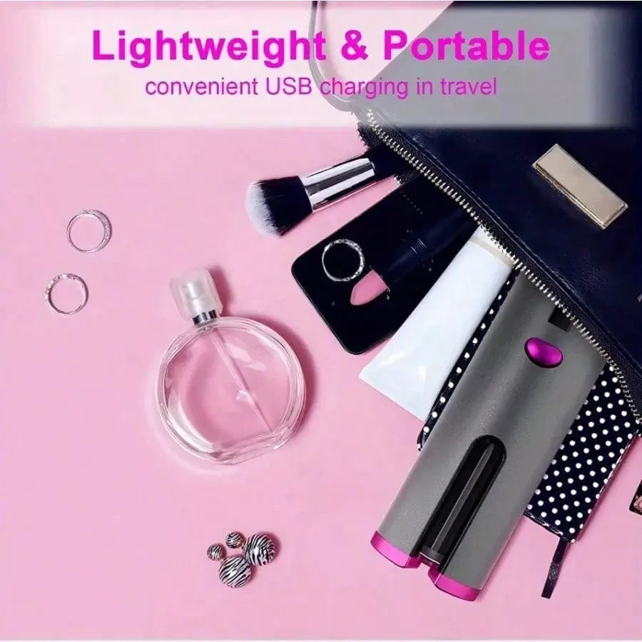 Portable Cordless Curling Iron