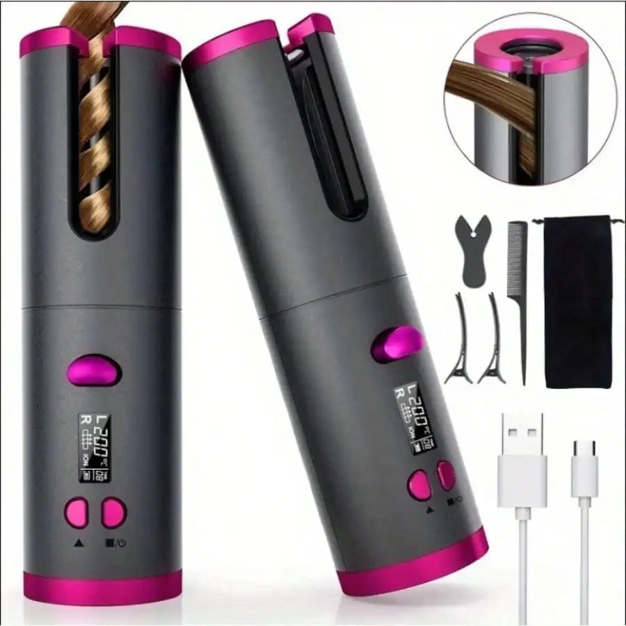 Portable Cordless Curling Iron